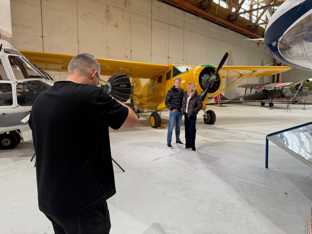 Bli med oss på shoot- Sola flymuseum