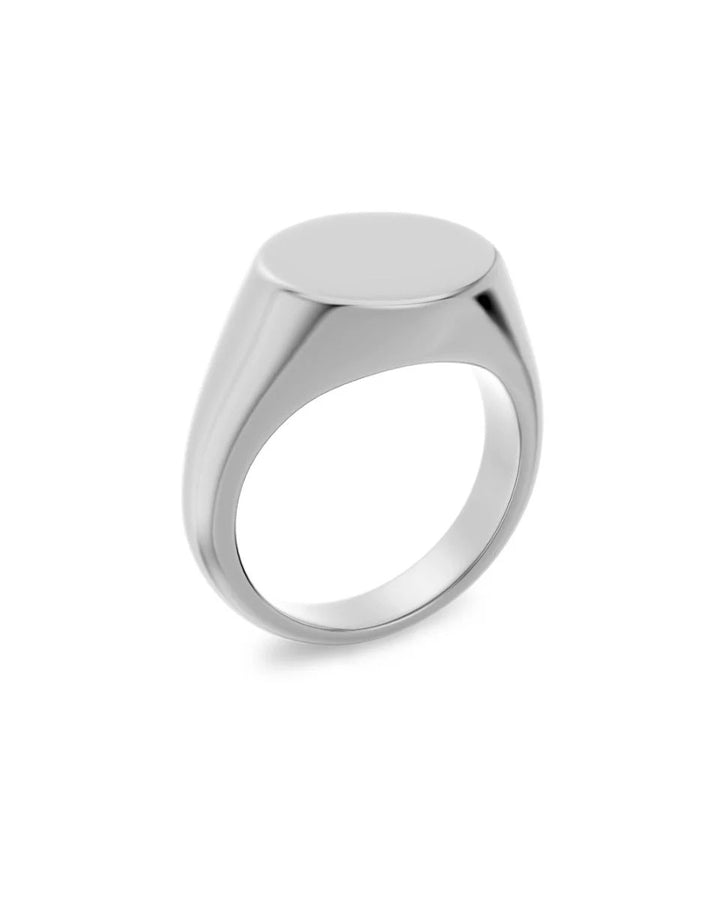 Kim Signet Ring Steel  Steel