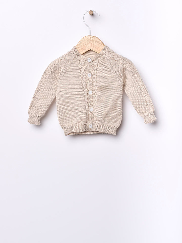 Casaco dec.redondo  Beje