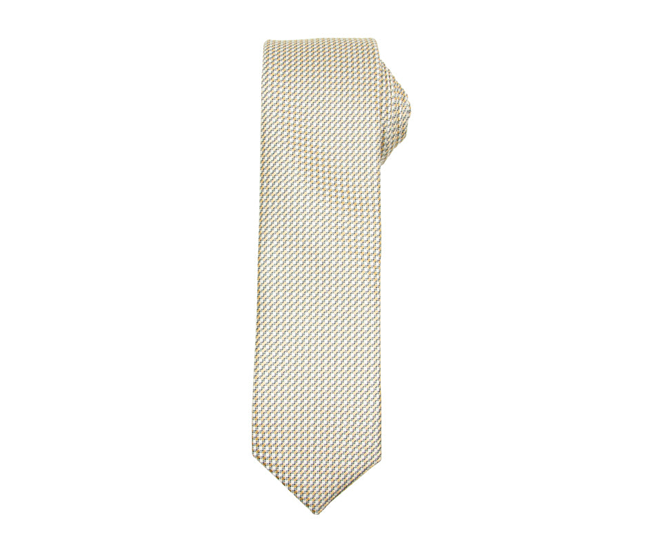 Konfirmant slips småmønstret beige Beige