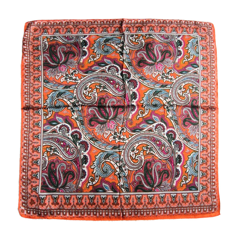 BANDANA SILKE Burned Orange