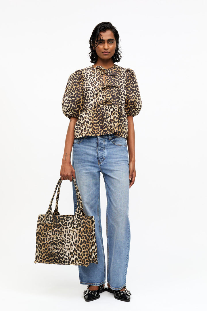 LARGE EASY SHOPPER  Leopard
