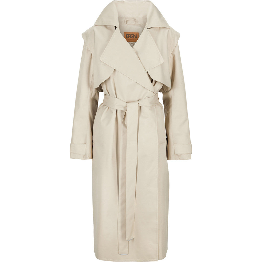 Regndråpe Trench Coat  Sand