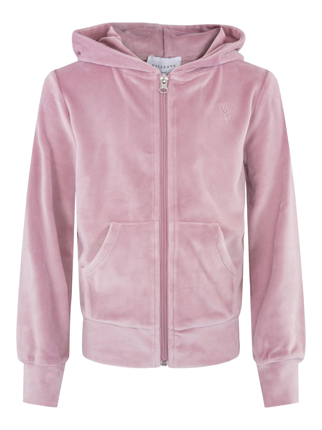 Hermine velour jakke Blush Rose