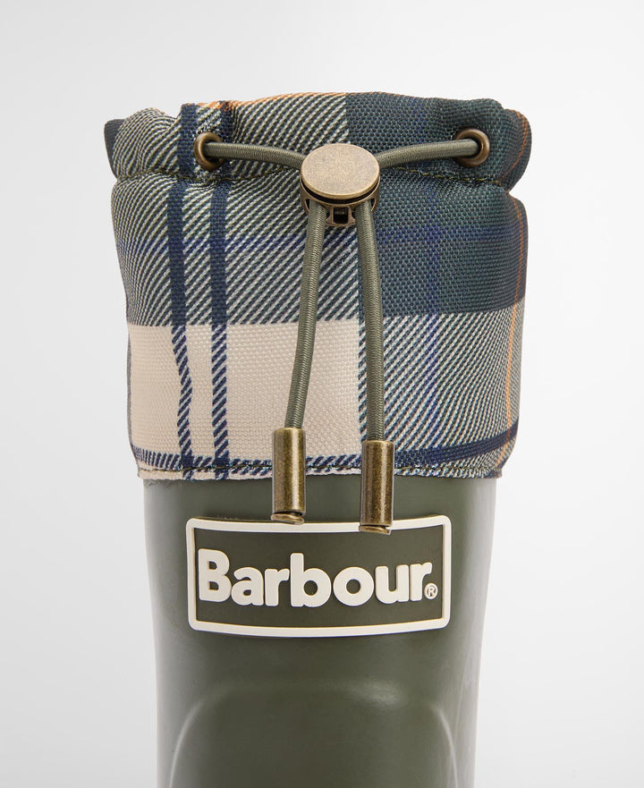 Barbour Mowbray Mid Welly  Olive/Ancient Tartan