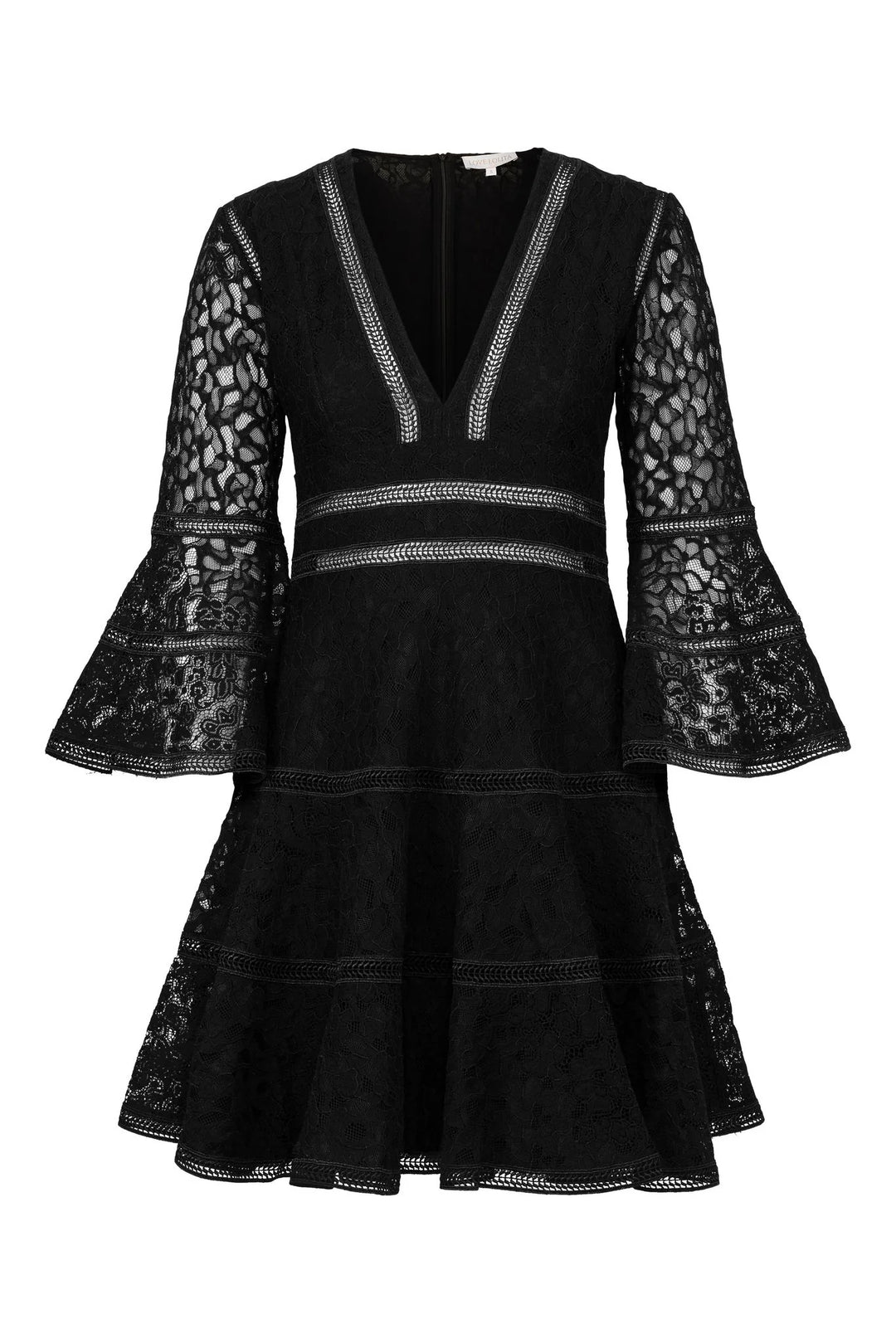 Millie lace mini dress Black Lace