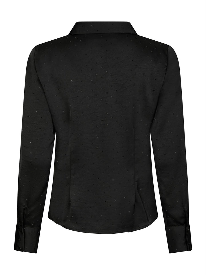 Christy Heavy Sateen Bedaz Shirt  Black