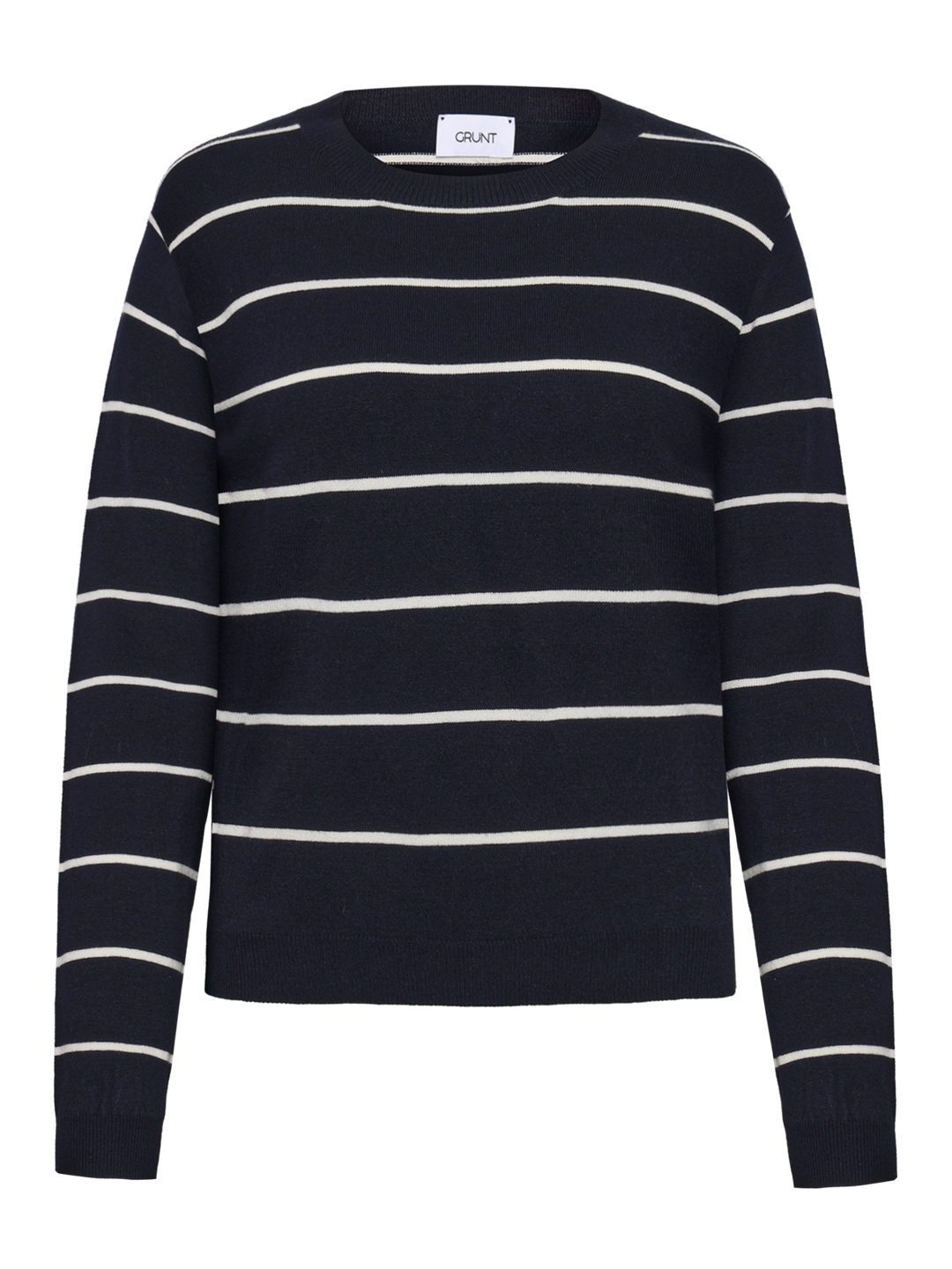 GRFerro LS Bas Knit Navy Stripe