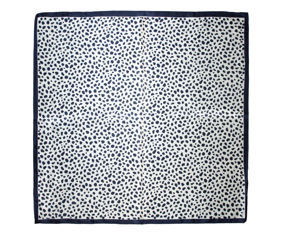 Skjerf animal 70x70 Blå