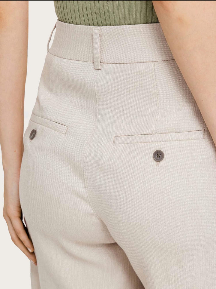 LauraFV Midi Shorts 769  Sand Linen