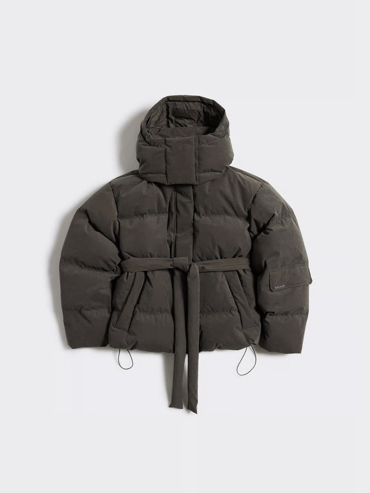 Steilia Brushed Down Jkt  Dk. Green