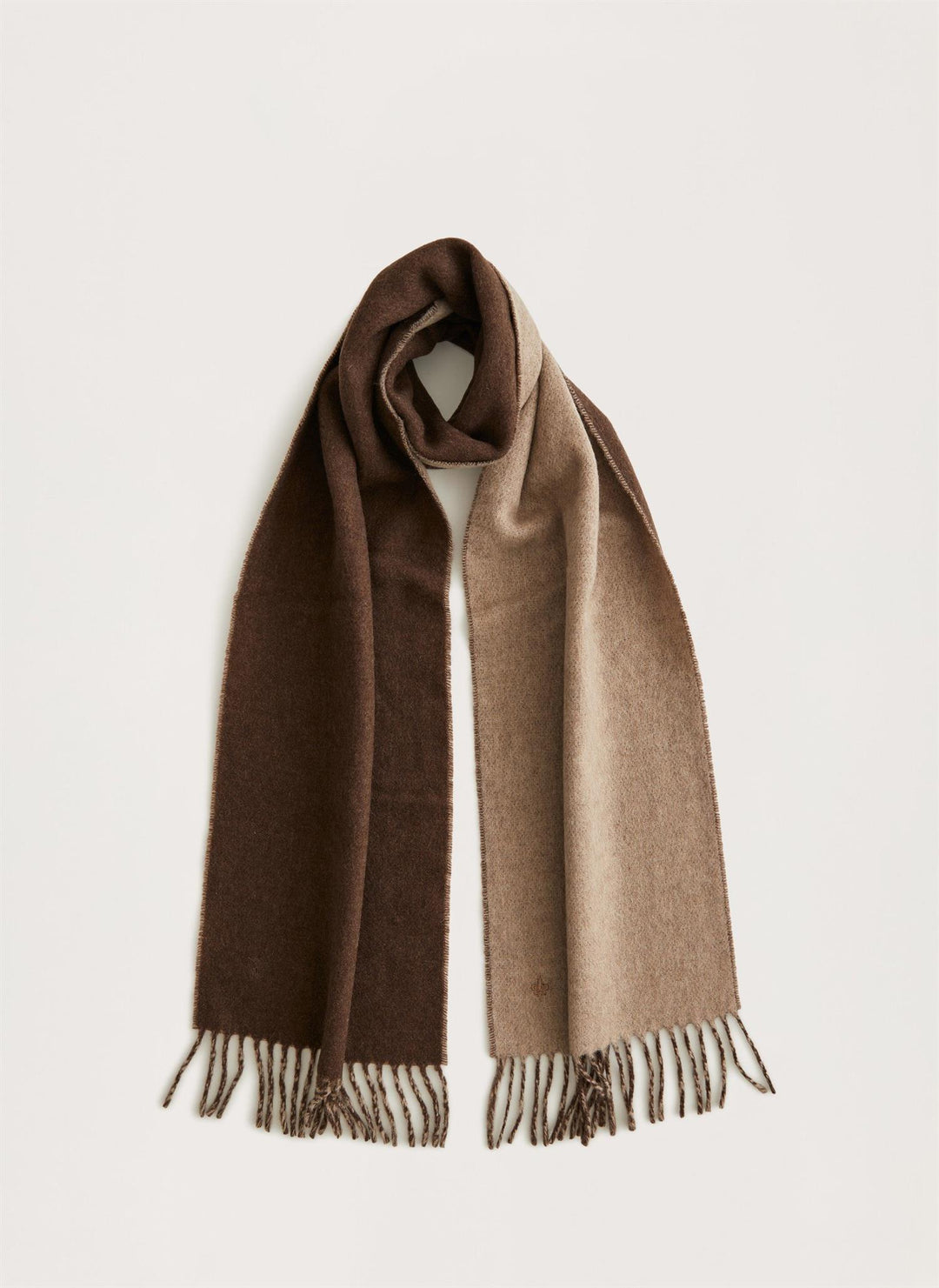 Double Face Scarf Brown