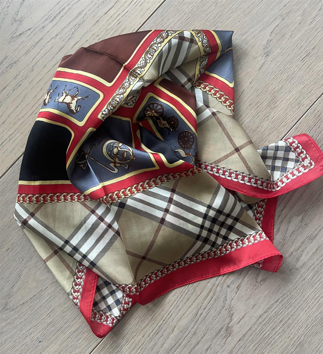 BANDANA SILKE Rød
