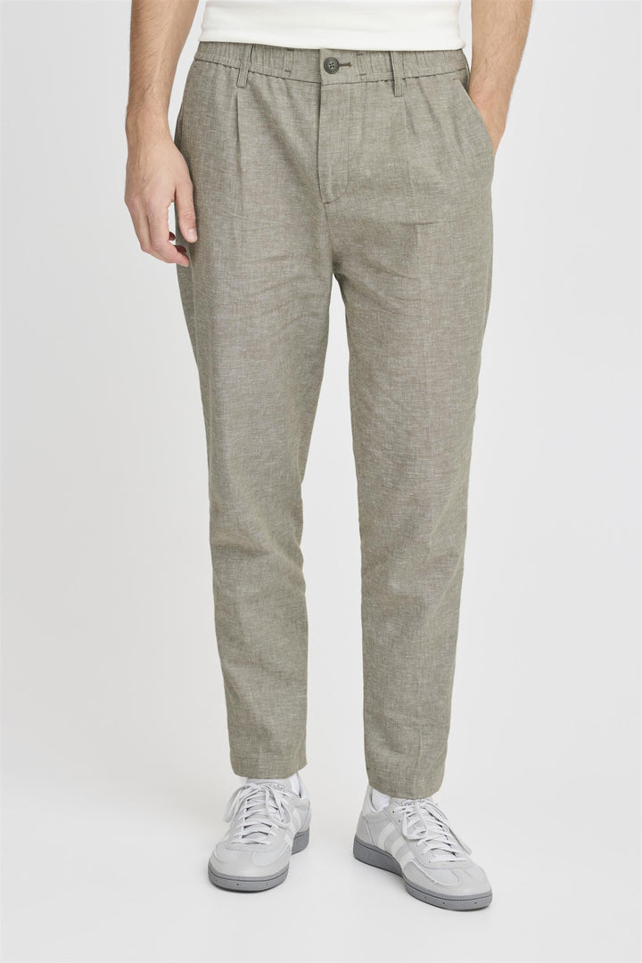 MARC 0144  linen mix pants  Mermaid Melange