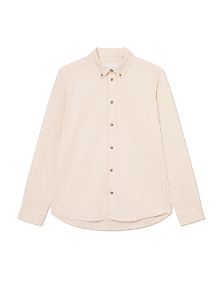 Konrad Pinwale Corduroy Shirt  Ivory