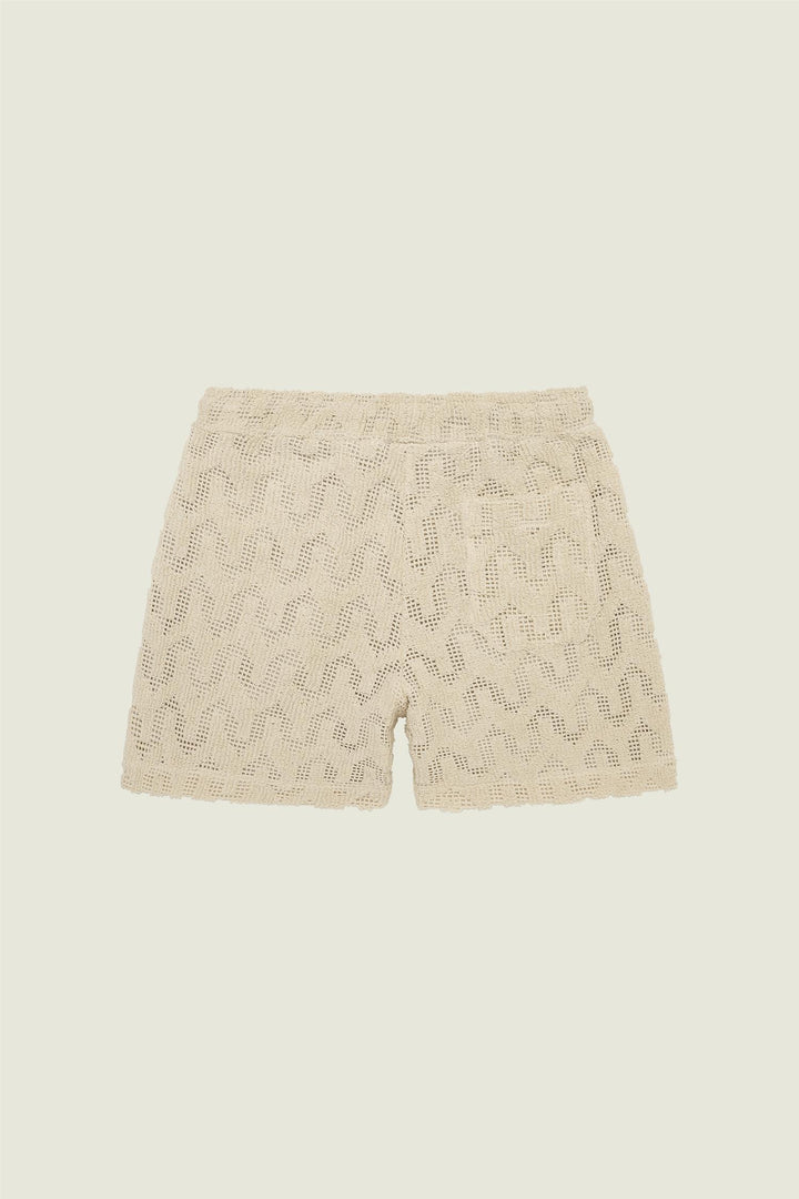 Atlas Crochet Shorts  Offwhite
