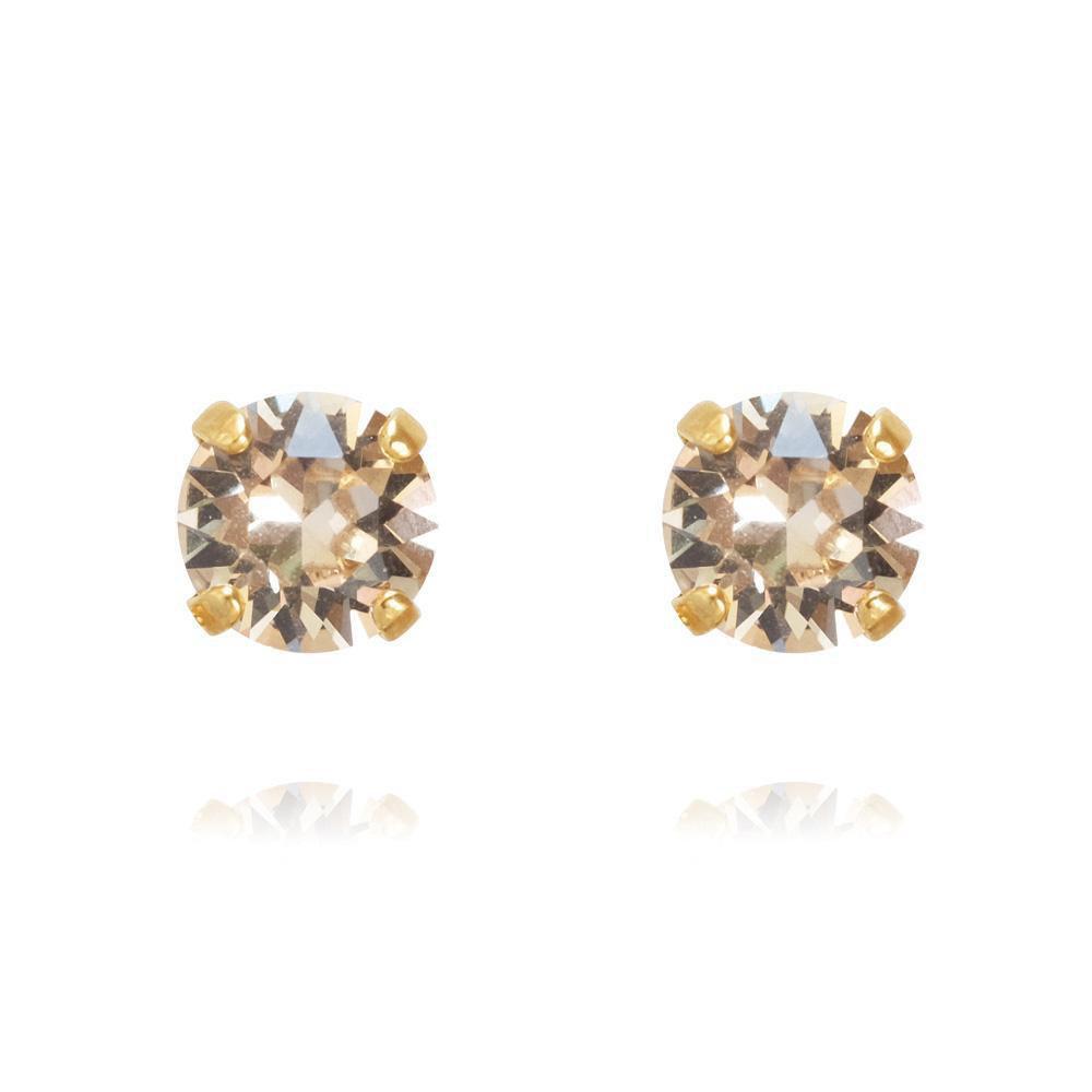 CLASSIC STUD EARRINGS GOLD  Silk