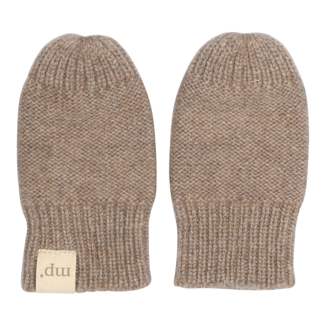 CASSIDY MITTENS Light Brown Melange