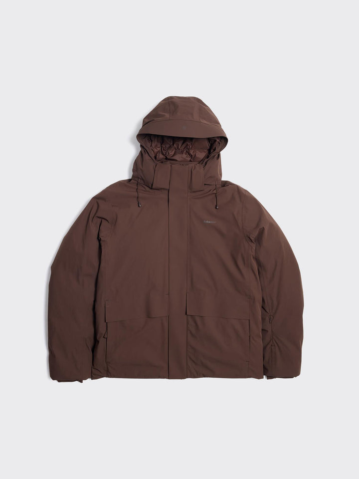 M Tryvann Down Jacket 25-04_ski  Dk. Brown