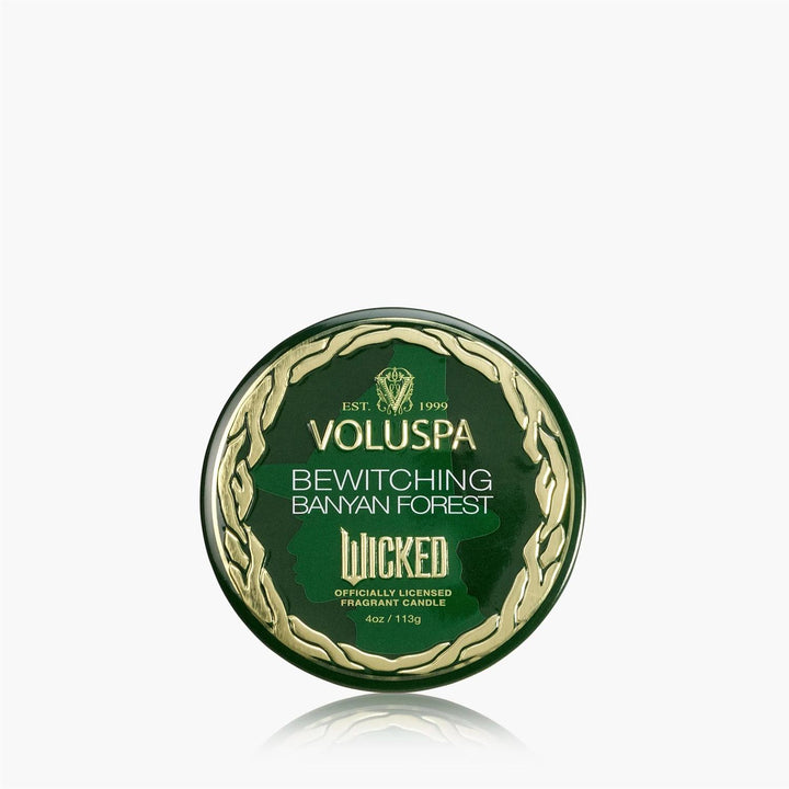 MINI TIN CANDLE 25t  Bewitching Banyan Forest