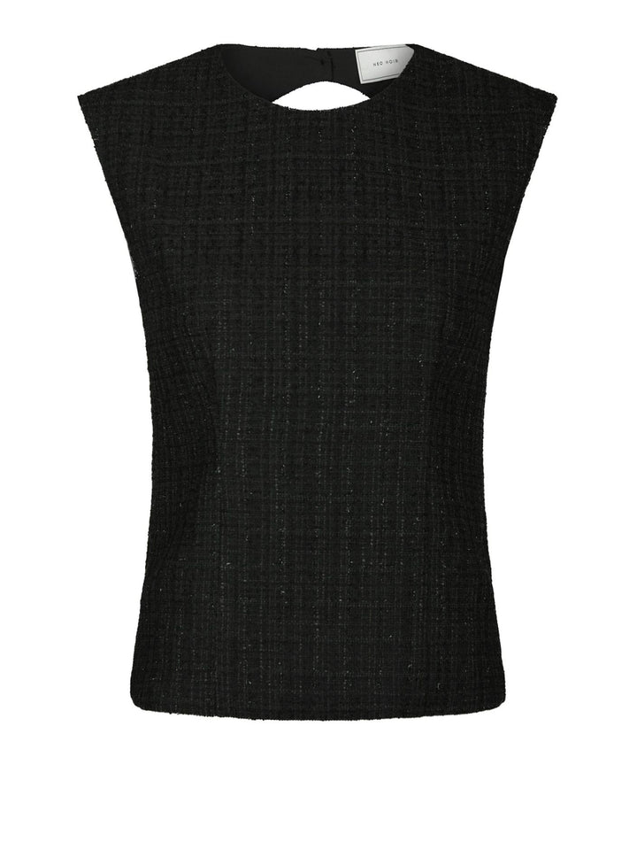 Rafli Boucle Top  Black