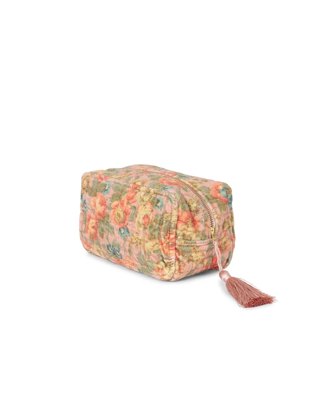 Cosmetic Bag Velvet Bright Garden