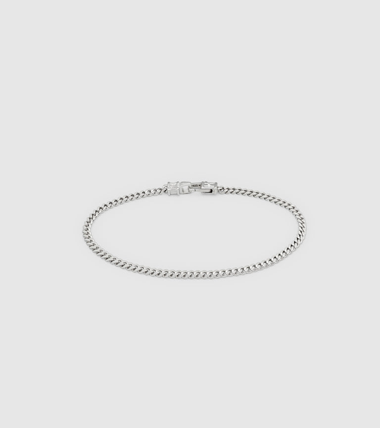 CURB BRACELET M Silver