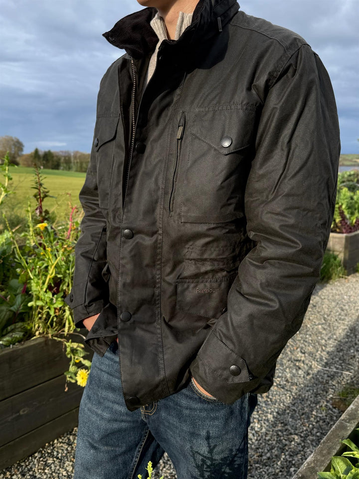 Barbour Sapper Wax Jacket  Olive/Classic