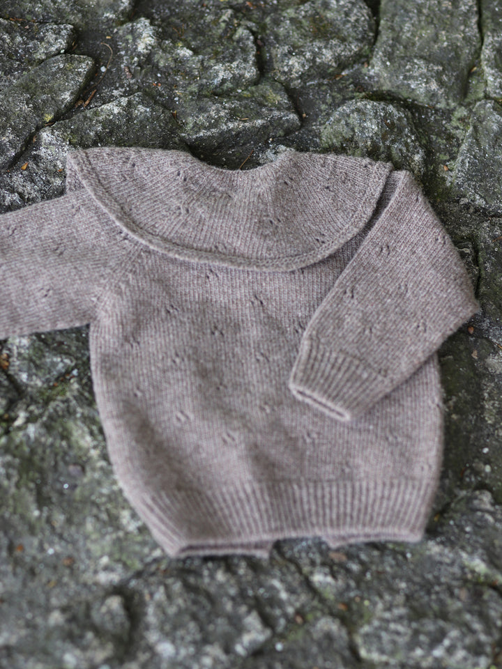 Casaco gola  Castanho