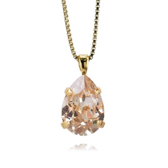 MINI DROP NECKLACE GOLD Silk