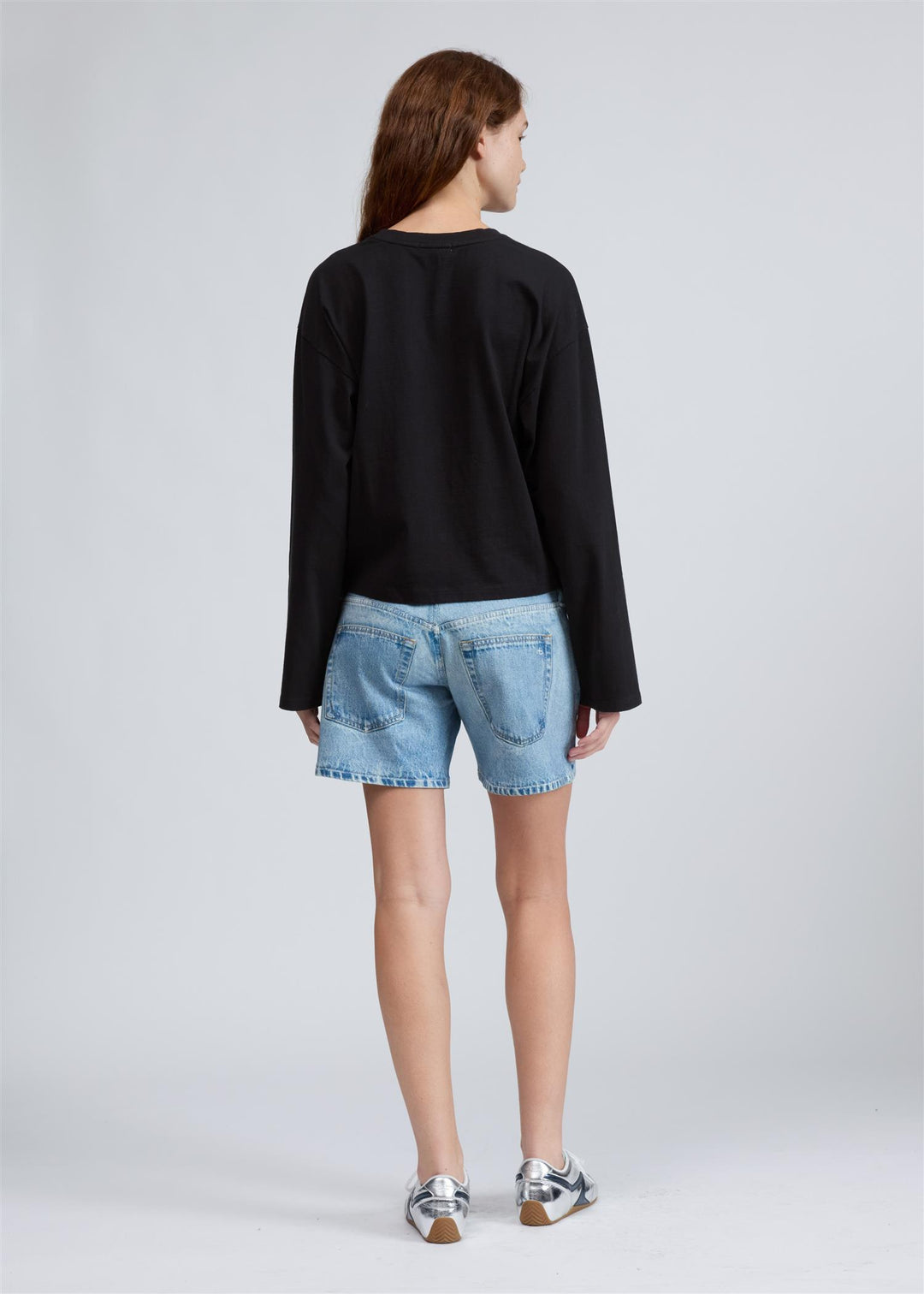 KELLY BOXY LS  Black