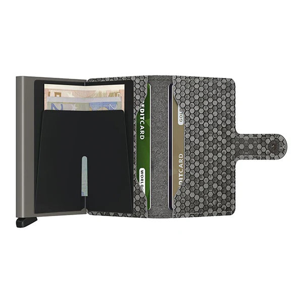 MINIWALLET HEXAGON  Grey