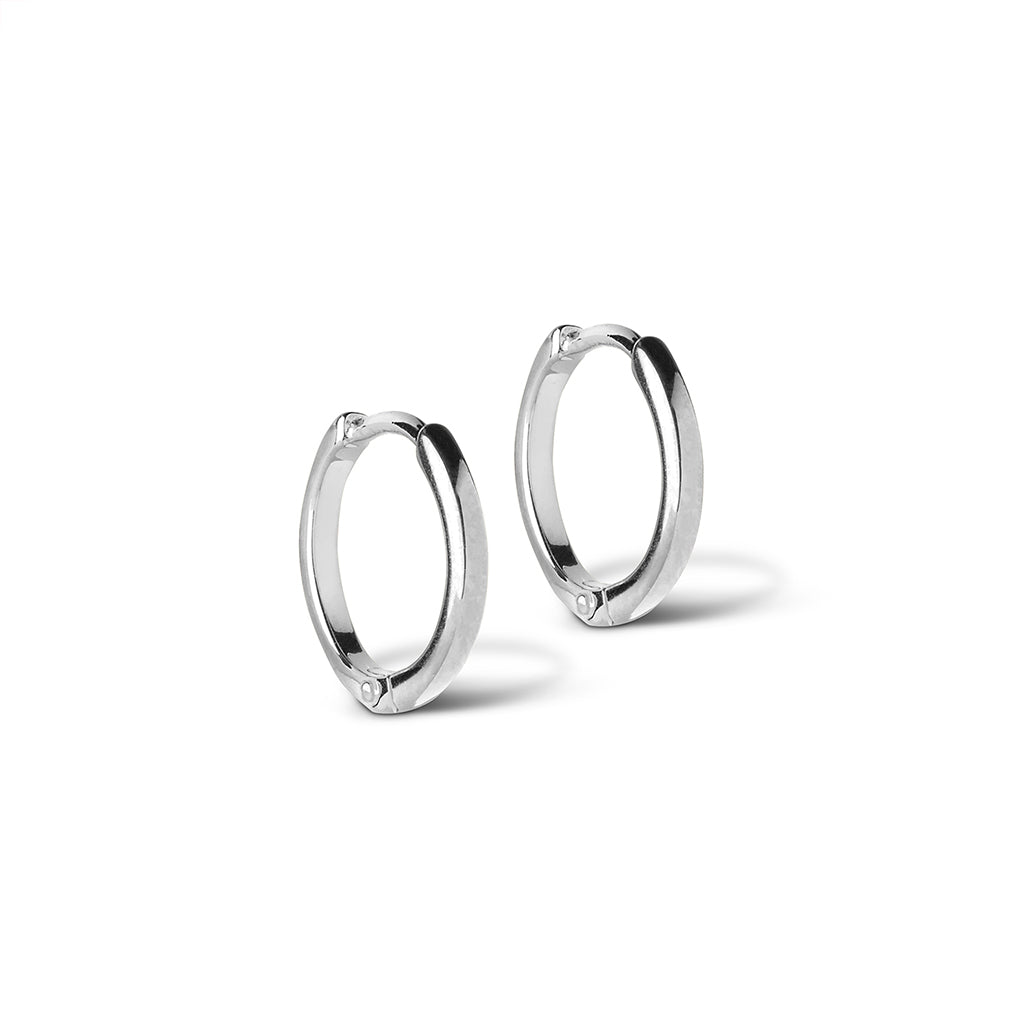 HOOPS, CLASSIC 8 MM Sterling Silver