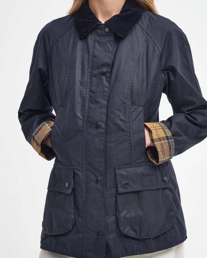 Beadnell Wax Jacket  Navy
