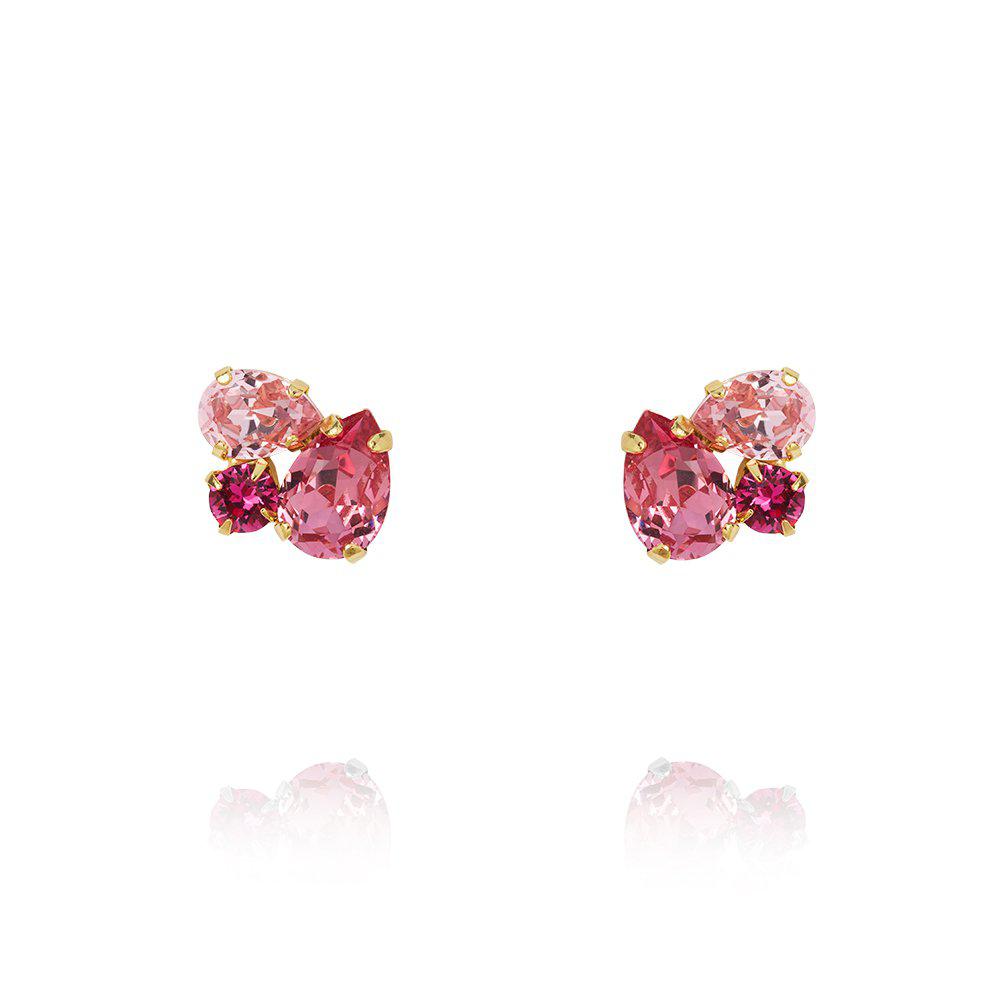 ALISIA EARRING GOLD Rose Combo