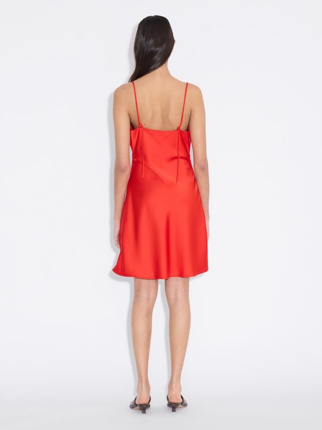 Eila Short Dress  Red