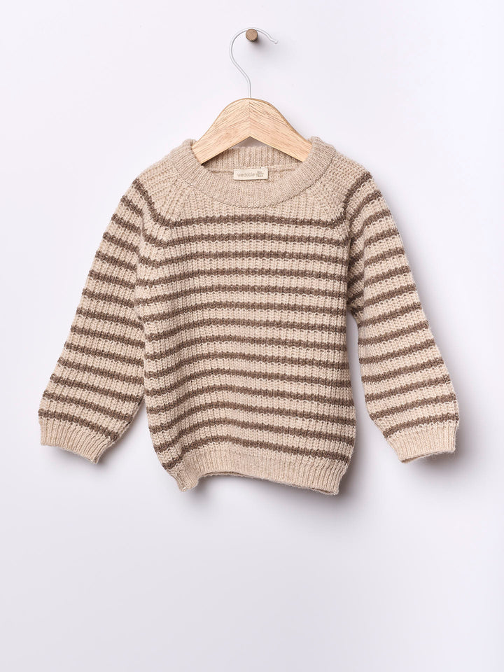 Camisola riscas  Castanho