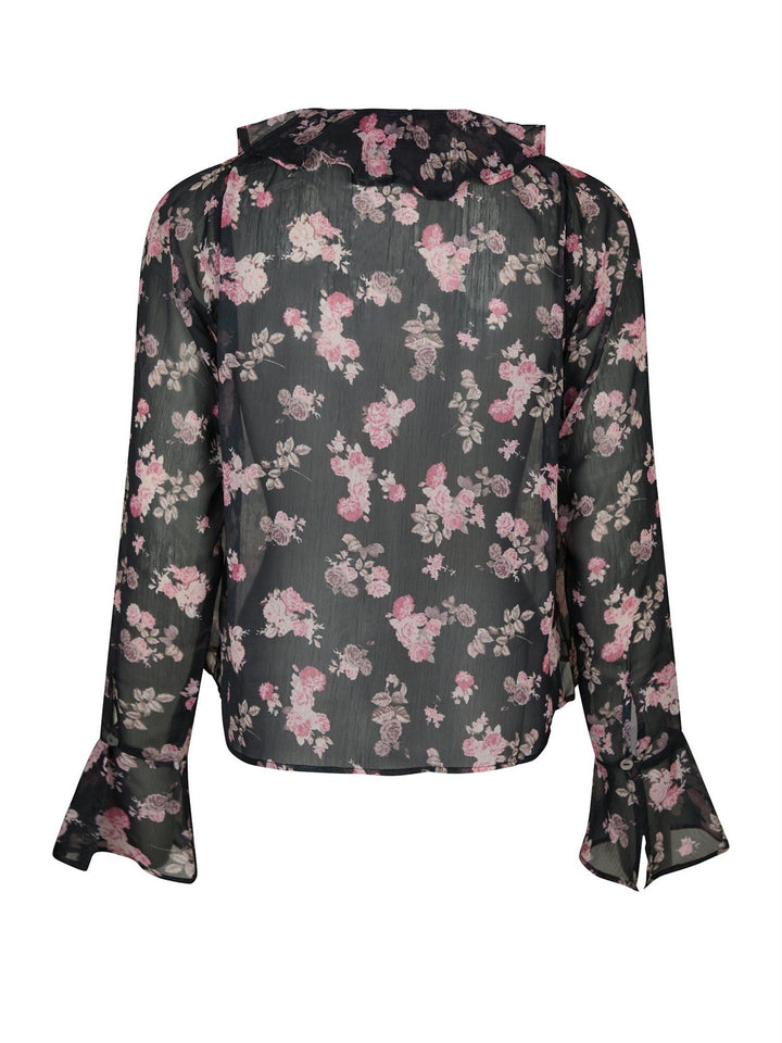 ANIKA MARIGOLD PRINT BLOUSE  Dark Navy