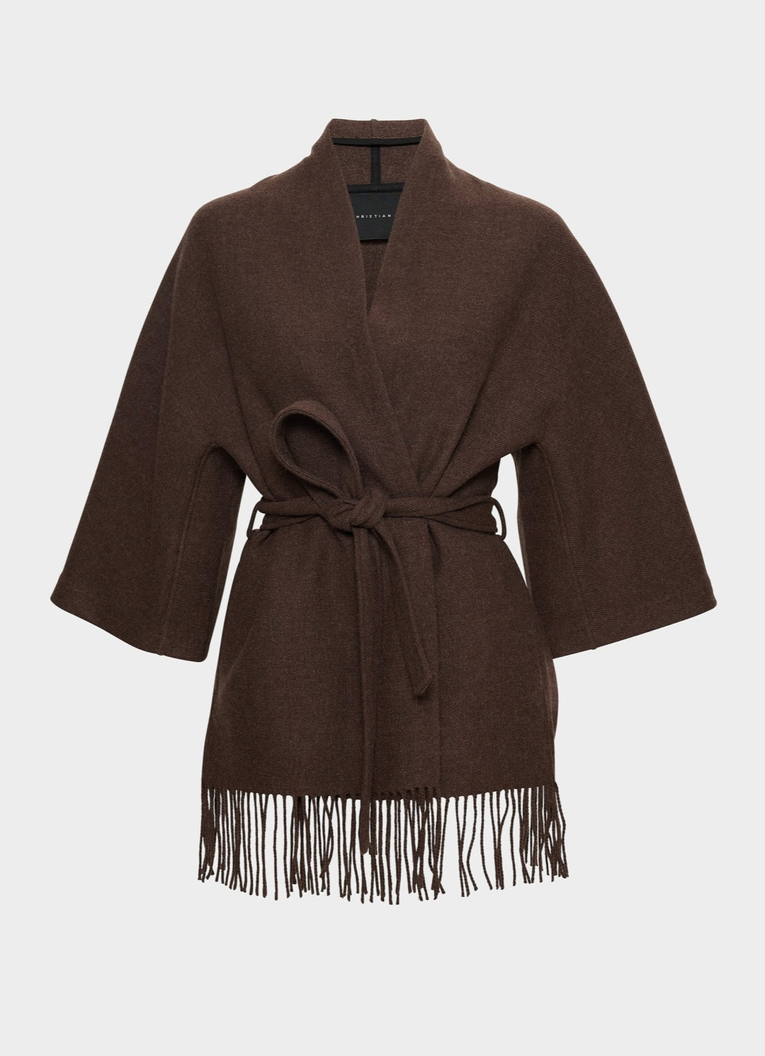 Akila Lambswool Jacket Brown