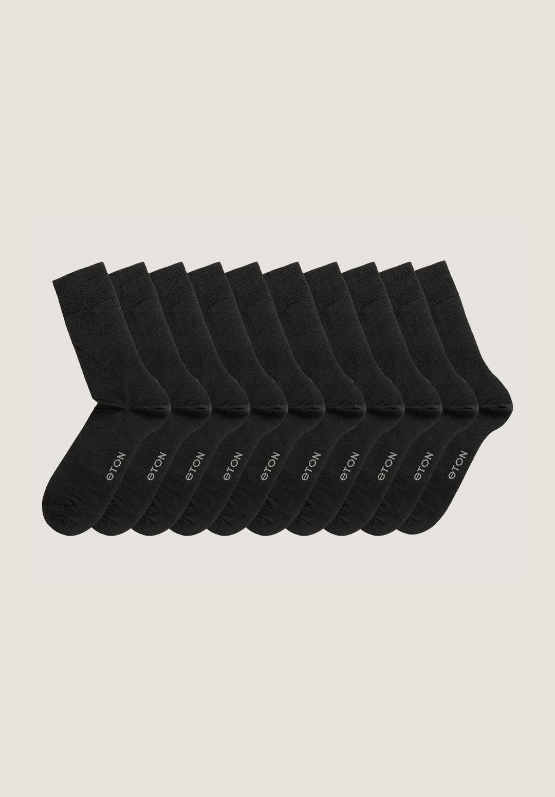 Eton 10pk Fine Wool Black