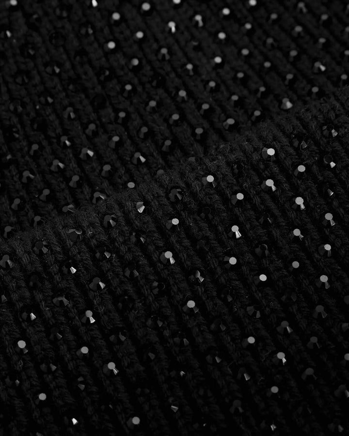 EMBELLISH BEANIE  Black