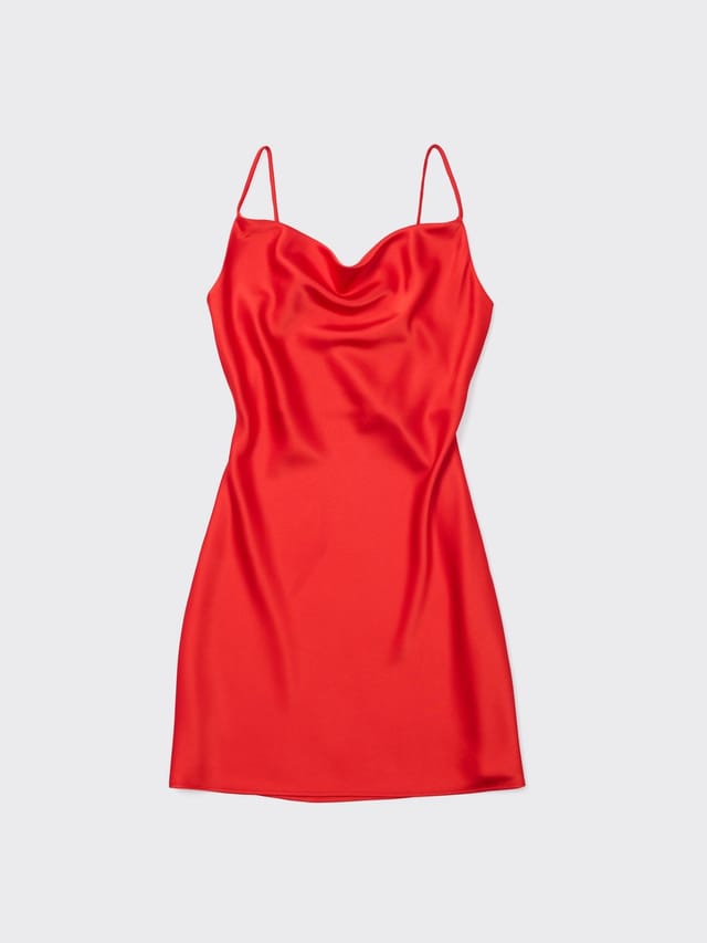 Eila Short Dress  Red