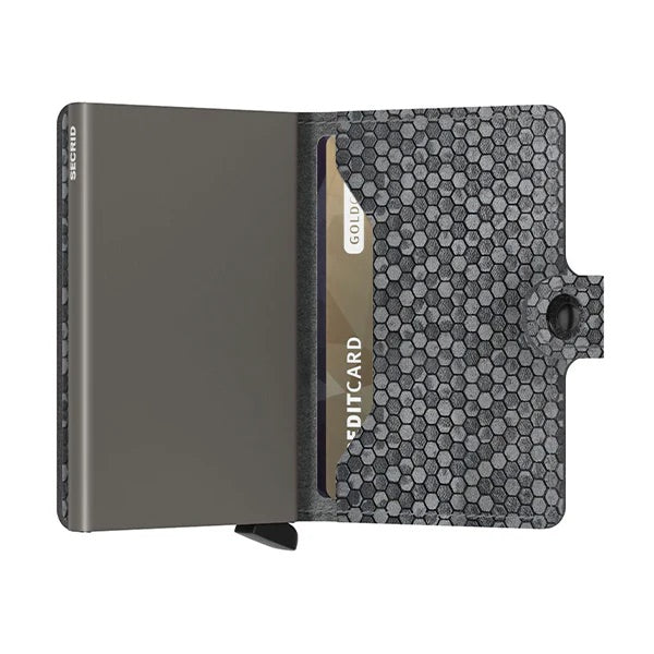 MINIWALLET HEXAGON  Grey