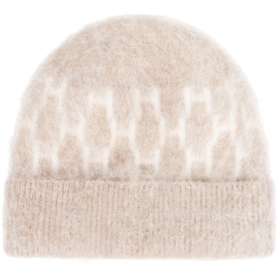 GERA Beanie Light Brown Melange