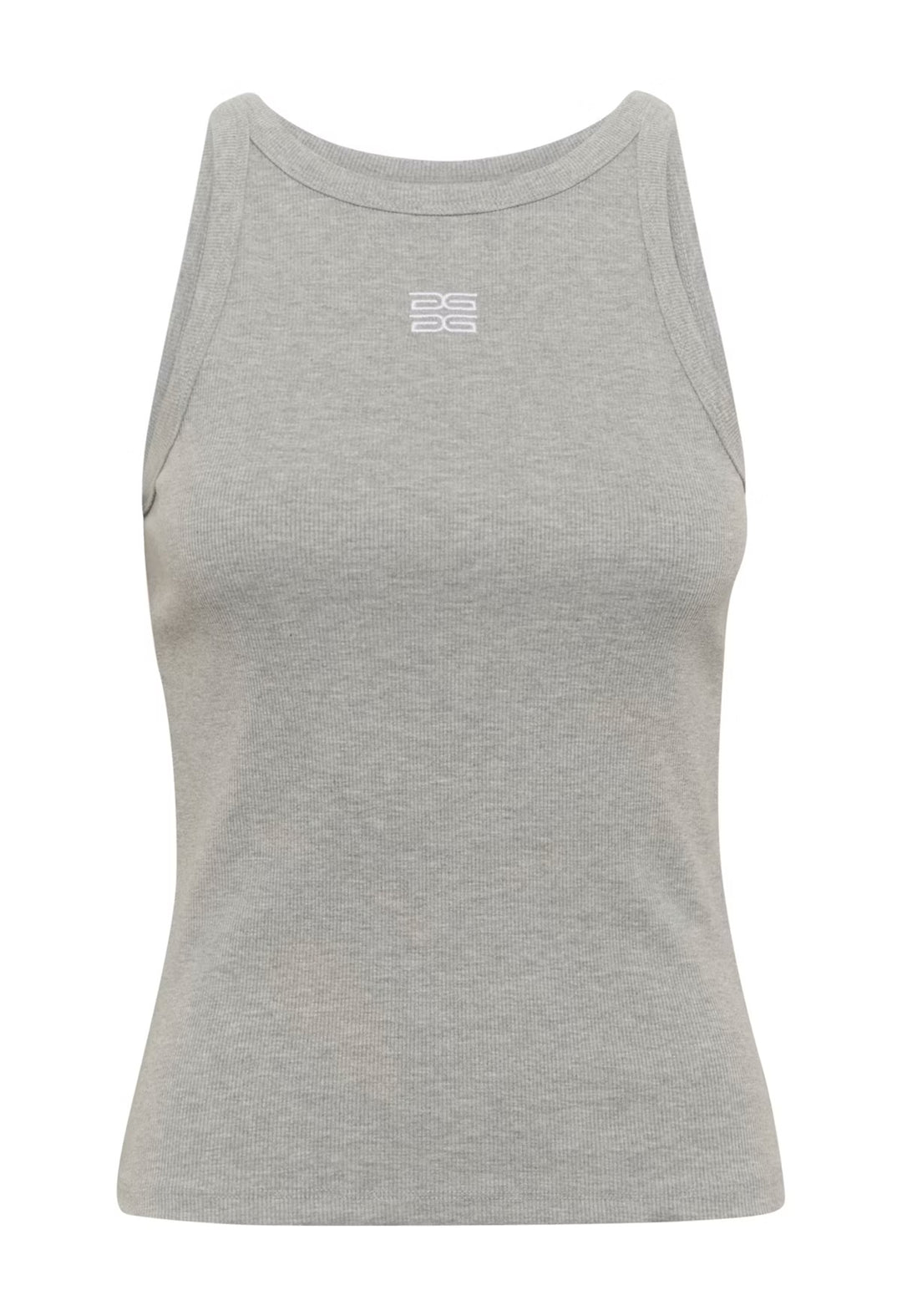Gzdrew mel logo tank  Grey Melange