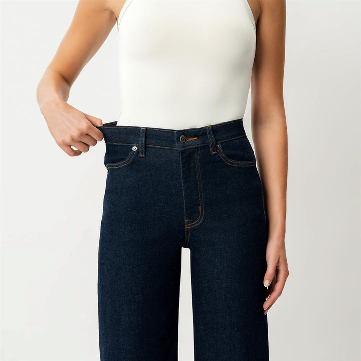 WIDE COMFORT DENIM  Dark Blue