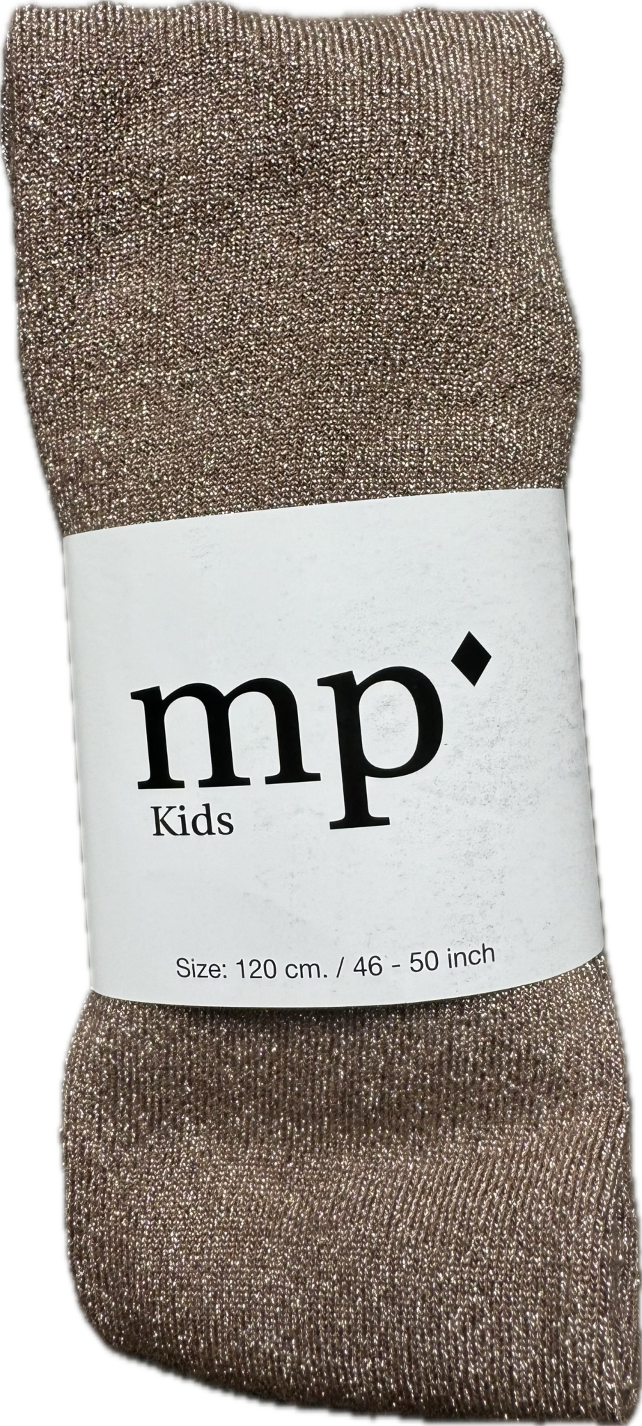 GLITTER STRØMPEBUKSE Brown Sienna