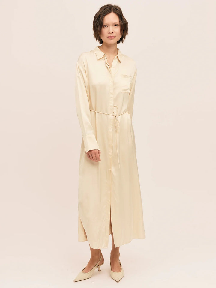 Moana String Dress  Winter White
