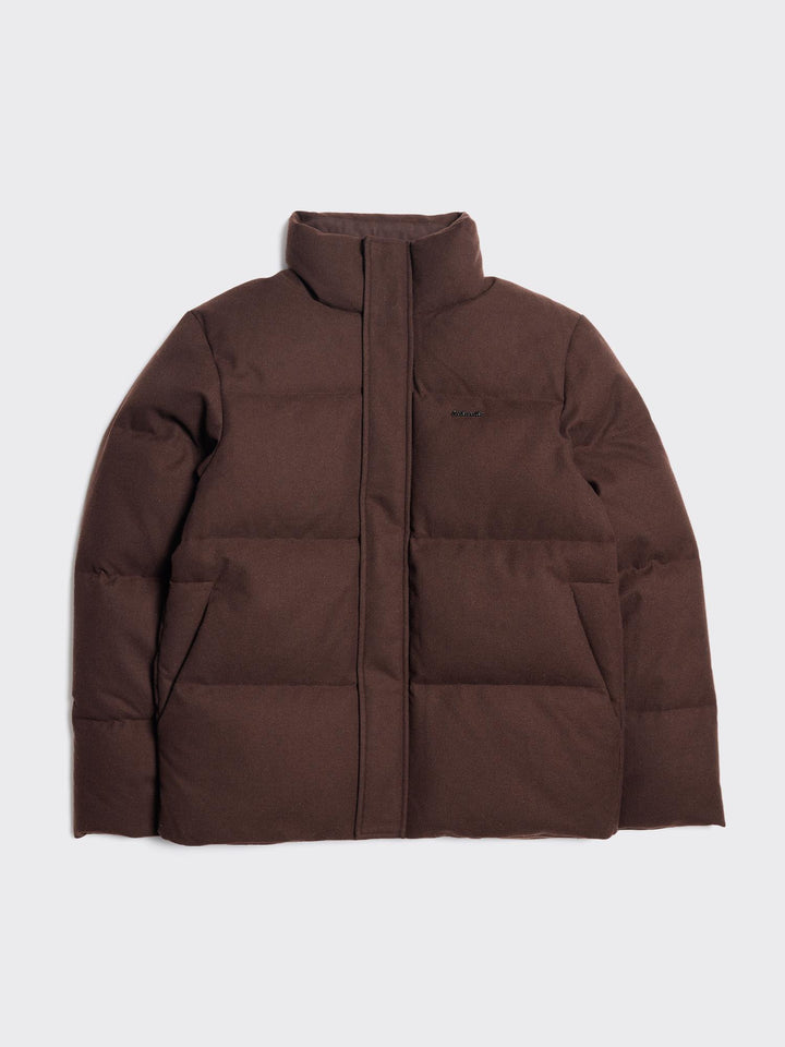 M Tech Wool Down Jacket  Dk. Brown