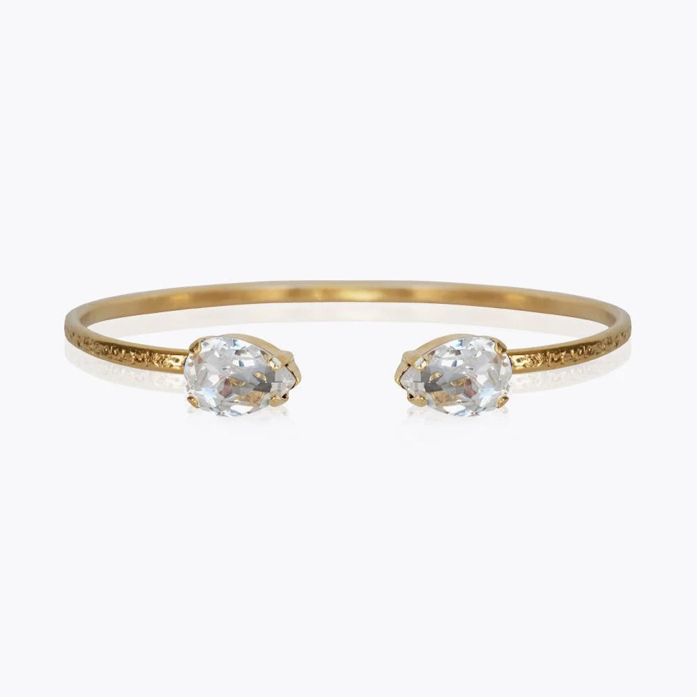 PETITE DROP BRACELET GOLD Crystal